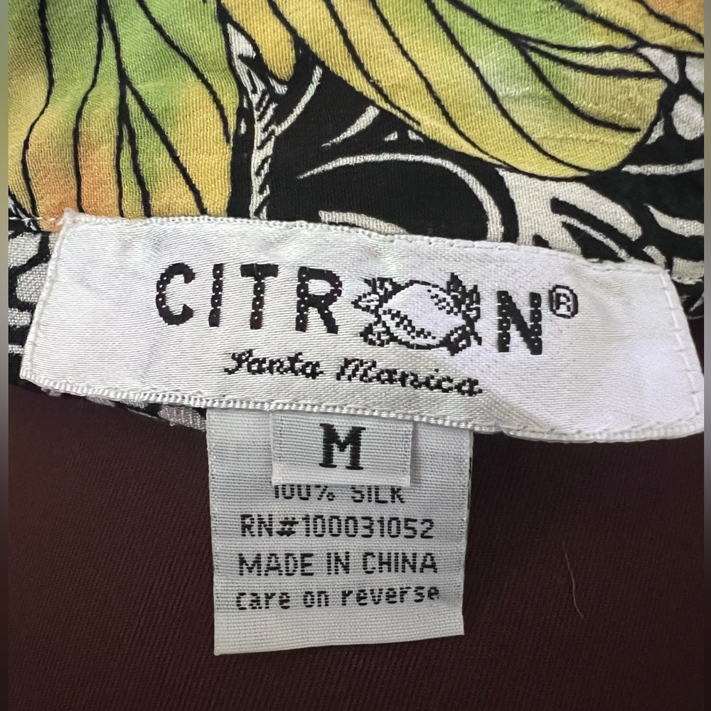 Citron Santa Monica Silk Floral Blouse - Picture 4 of 4